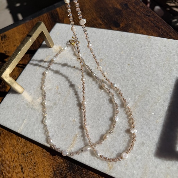 Freshwater Pearl & Crystal Necklace Bundle - Picture 7 of 7